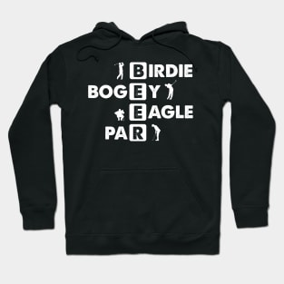 Birdie Bogey Eagle Par Beer Funny Golf Golfing Golfer Gift Hoodie